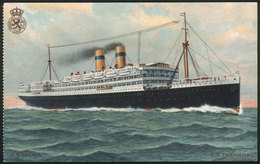 1047 NETHERLANDS: Steamship SS Gelria And SS Tubantia, Of The Royal Holland Lloyd, VF Qual - Autres & Non Classés