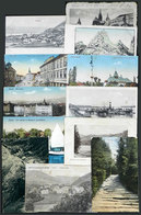 1065 HUNGARY: Lot Of 12 PCs, Very Good Views, Almost All Used Between 1908 And 1924, With - Hungary