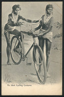 1073 INDIA: Women In Ideal Cycling Costume, Bicycle, Ed. Clifton, Used, Minor Defects - Inde