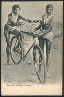 1073 INDIA: Women In Ideal Cycling Costume, Bicycle, Ed. Clifton, Used, Minor Defects - Indien