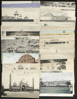 1075 INDIA: Lot Of 50 PCs With Views Of Various Towns, Unused, VF General Quality (some Wi - India