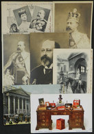 1077 ENGLAND: 7 Different PCs, 4 Of Them With Portraits Of Edward VII, One Unused, The Res - Autres & Non Classés
