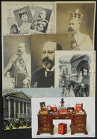 1077 ENGLAND: 7 Different PCs, 4 Of Them With Portraits Of Edward VII, One Unused, The Res - Sonstige & Ohne Zuordnung