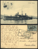 1107 ITALY: "Battleship "Varese", Sent To Buenos Aires In 1918, With Italian Censor Mark, - Andere & Zonder Classificatie