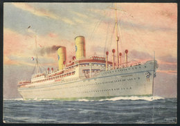 1108 ITALY: "Ship "Argentina", Of Panamanian Lines Inc., Sent From San Pablo To Bahia Blan - Andere & Zonder Classificatie