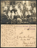 1116 ITALY: Nurses And Staff Of The Military Hospital, World War I, 1916, Sent To Argentin - Sonstige & Ohne Zuordnung