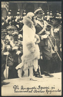 1124 ITALY: King UMBERTO II And María José Of Belgium At A Regional Parade, Circa 1930, VF - Sonstige & Ohne Zuordnung