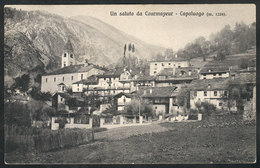 1144 ITALY: COURMAYEUR: General View, Circa 1909, Editor Luigi Broggi, VF Quality - Autres & Non Classés