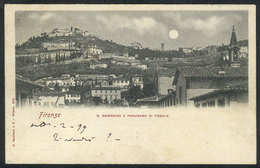 1146 ITALY: FIRENZE: Panorama, Ed. Modlano, Used In 1899, The Stamp Is Missing - Autres & Non Classés