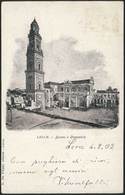 1154 ITALY: LECCE: Duomo E Campanile, Ed. V. De Filippi, Used In 1902, VF Quality - Autres & Non Classés