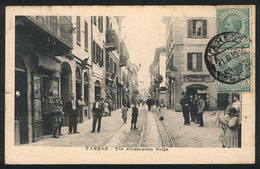 1216 ITALY: VARESE: Via Alessandro Volta, Ed. Cairol, Sent To Buenos Aires In 1919, VF - Autres & Non Classés