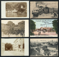 1226 ITALY: 65 Old PCs (a Few Used, Several Are Real Photo PCs), With Views Of Varied Town - Autres & Non Classés