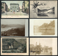 1227 ITALY: 64 Old PCs (a Few Used, Several Are Real Photo PCs), With Views Of Varied Town - Other & Unclassified