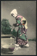 1255 JAPAN: Lady In Traditional Costume, Old Postcard Of  VF Quality - Sonstige & Ohne Zuordnung