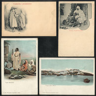 1277 MOROCCO: 4 Old Postcards (circa 1900), Very Good Views, Excellent Quality - Sonstige & Ohne Zuordnung