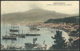 1281 MARTINIQUE: SAINT-PIERRE: Panorama Of The City Before The Eruption Of The Volcano, Ed - Autres & Non Classés