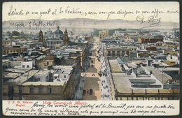 1285 MEXICO: MEXICO: General View Of The City, PC Dated 1908, Minor Defects. - Mexique