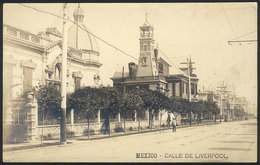 1292 MEXICO: MEXICO: Liverpool Street, Real Photo PC Of VF Quality! - Mexico