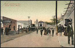 1304 MEXICO: CIUDAD JUAREZ: Street View And Church, VF Quality - Mexiko