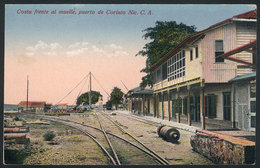 1333 NICARAGUA: CORINTO: Buildings Facing The Docks, Port Of Corinto, VF Quality! - Nicaragua