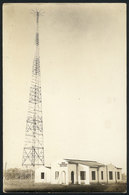 1366 PARAGUAY: Antenna Of Radio Encarnación, Real Photo PC Dated 1947, VF Quality. - Paraguay