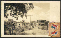 1371 PARAGUAY: Real Photo PC, Street View In Asunción?, Used In 1942, VF Quality. - Paraguay