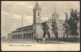 1380 PARAGUAY: ASUNCIÓN: La Santísima Trinidad Church, Ed. Federico Droege, Circa 1905, Un - Paraguay