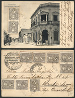 1399 PARAGUAY: ASUNCIÓN: A Street Scene, With Interesting Postage Applied On Front And Bac - Paraguay