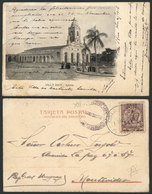 1415 PARAGUAY: VILLA RICA: The Church, PC Used In 1906, With Fold In One Corner, Rare! - Paraguay