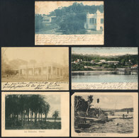 1416 PARAGUAY: 5 Old PCs With Views Of SAN BERNARDINO, Circa 1905, Some Very Interesting, - Paraguay