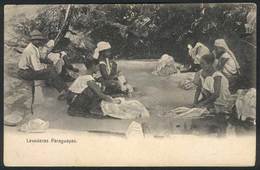 1417 PARAGUAY: Paraguayan Washerwomen, Ed. Federico Droege, Circa 1905, Unused, VF! - Paraguay