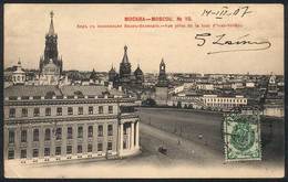 1454 RUSSIA: MOSCOW: View From The Ivan-Velikoy Tower, Sent To Argentina In 1907, VF Quali - Russie