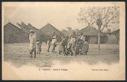 1468 SENEGAL: DAKAR: Village Of Natives, Ed. Fortier, Sent To Argentina In 1903, VF! - Sénégal