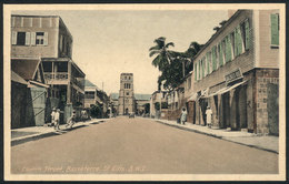1478 ST. KITTS: BASSETERRE: Church Street, Ed.Stephens, VF Quality! - Saint Kitts And Nevis