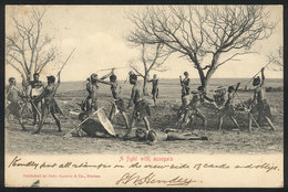 1484 SOUTH AFRICA: A Fight With Assegains, Ed. Epstein, Sent To Buenos Aires Circa 1904 (s - South Africa