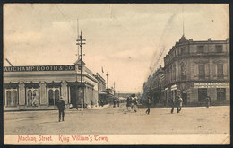 1486 SOUTH AFRICA: "King William's Town, Maclean Street, With View Of Store "Beauchamp Boo - Afrique Du Sud