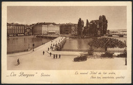 1494 SWITZERLAND: "Hotel "Les Bergues", Geneve, VF Quality - Genève