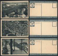 1510 SWITZERLAND: 3 Official Postcards Of The International Aviation Meeting Zürich, Septe - Zürich