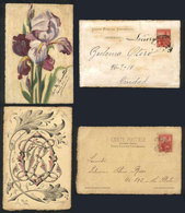 1549 WORLDWIDE: HAND-PAINTED: 6 Old Beautiful Postcards Of Excellent Quality! - Unclassified