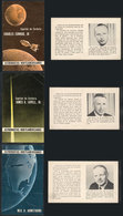1564 WORLDWIDE: American Astronauts: 3 Olds Cards With Short Biography Of C.Conrad Jr., J. - Autres & Non Classés