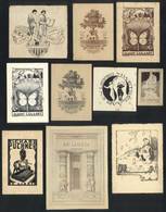 1568 WORLDWIDE: EX LIBRIS: 43 Labels With Beautiful Designs, General Quality Is Fine To VF - Sonstige & Ohne Zuordnung