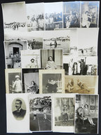 1573 WORLDWIDE: 38 Old Photographs, Children, Families, Tennia, Etc., VF General Quality - Sonstige & Ohne Zuordnung