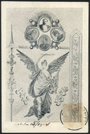 1598 URUGUAY: Peace 1904, Patriotic PC With Portrait Of President Batlle Ordoñez, Generals - Uruguay