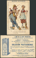 1603 URUGUAY: PC With Advertising For MEDICINE (PAUTAUBERGE Solution), On Front Illustrate - Uruguay