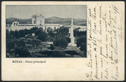 1612 URUGUAY: MINAS: Main Square, Circa 1905, VF Quality! - Uruguay