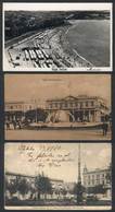 1613 URUGUAY: MONTEVIDEO: 3 Postcards With Various Views: Pocitos Beach, Independencia Squ - Uruguay
