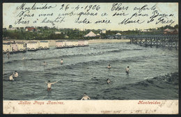 1615 URUGUAY: MONTEVIDEO: Ramirez Beach, Ed. Rosauer, Sent To Buenos Aires In 1906, With D - Uruguay