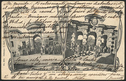 1631 URUGUAY: MONTEVIDEO: The Two Entraces To The Central Market, Ed.Galli Franco, Used Ci - Uruguay