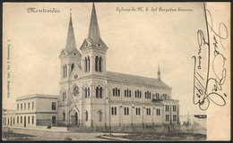 1635 URUGUAY: MONTEVIDEO: N.S.del Perpetuo Socorro Church, Dated 1903, VF Quality! - Uruguay