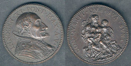 1653 VATICAN: Pope Innocent XI, Medal Of Year 1681, "Non Querit Que Sua Sunt", VF Quality - Andere & Zonder Classificatie